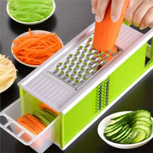 Five-in-One Ulti-Functional Vegetable Cutter Four-Sided Square Shredder Home Kitchen Hand-Protection Shredder and Slicer