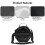 DJ Headphone Case Storage Bag with Adjustable Shoulder Strap for Headset Headphone 5