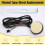 Computer Desktop  Button with Dual USB Audio Desktop Host External Boot Button Adhesive 4