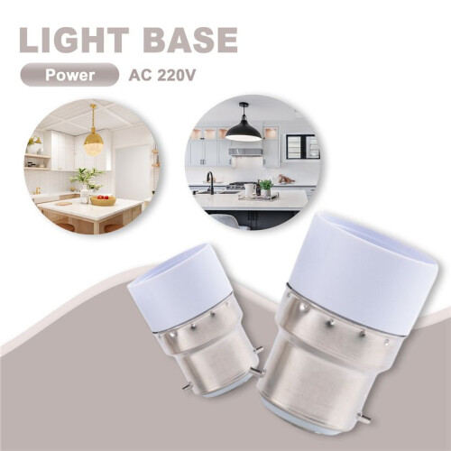 AC 220V B22 to E14 Base Socket Light Lamp Bulb Adapter Holder 4pcs
