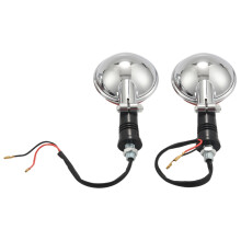 Moto Clignotants Ronds Ambre LumièRes Clignotant Lentille Indicateur pour Road Star Virago V Star 85-99 4 Pack