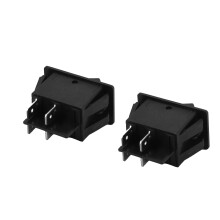 8x 12V 35A Car Truck Boat Fog Light Rocker LED Light Dash board Toggle 4Pin Black