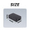5pcs Waterproof Plastic Electric Project Case Junction Box 55x35x15mm 7