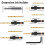 12Pc HSS Adjustable Countersunk Drill Bits for Woodworking, Sizes 4, 6, 8, 10, 12, WithMagnetic Extension Drill Bit 7