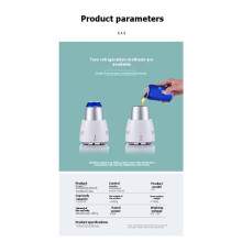 Car Home Refrigeration Cup Portable Refrigerator Beverage Fast Cooler Cup Bottle Can Water EU Plug