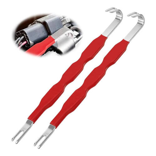 2PCS Automotive Electrical Terminal Connector Separator Removal Tool, Connector Separator, Electrical Disconnect Tool 1
