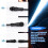 8 Pin M/F Plug Waterproof Connector Cable Black 5