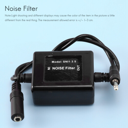 SNI-1/3.5 Noise Filter ripple mass filter insulator 3.5mm Black 1