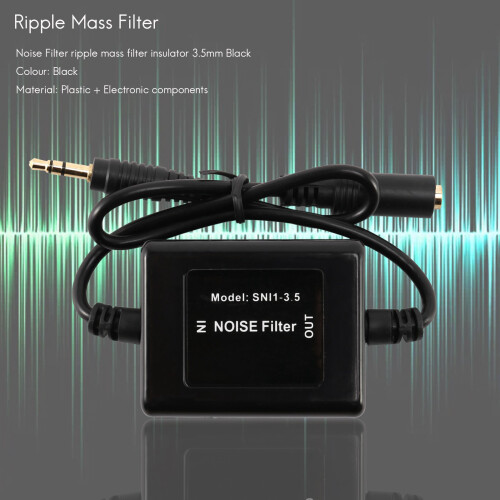 SNI-1/3.5 Noise Filter ripple mass filter insulator 3.5mm Black 2