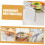 Stainless Steel Foldable over Door Organizer - Large Capacity Kitchen and Bathroom Storage Rack 5