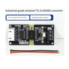 Módulo Conversor TTL para RS485 Isolado de Nível Industrial com Controle Automático de Sinal para Conversão de RS485 para TTL 1.25