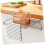 Stainless Steel Foldable over Door Organizer - Large Capacity Kitchen and Bathroom Storage Rack 6