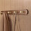 Walnut Wood Coat Rack - Modern Style Wall Hanger for Home Decor 5
