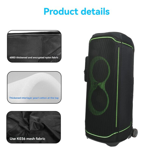TXESIGN Capa Protetora para Caixa de Som Portátil para  PartyBox , com Bolso para Acessórios. 1