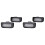 4x No Error License Plate Light Base for - W203 4D Sedan Auto Number Lamp No  Flash 1