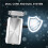 Remote Control Electronic Intelligent Door Lock, Electronic Anti-Theft  Hidden Door Lock,with 5 Remote Control 2