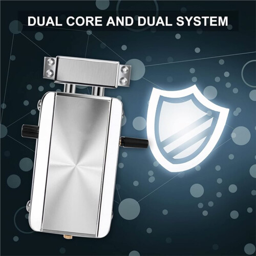 Remote Control Electronic Intelligent Door Lock, Electronic Anti-Theft  Hidden Door Lock,with 5 Remote Control 1