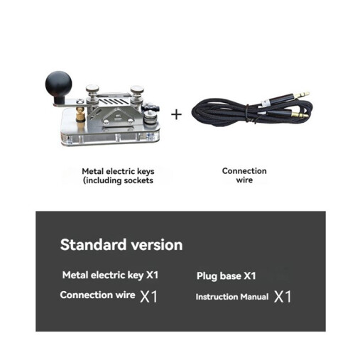 CW Morse Code Practice Key Manual Toggle  for CW Radio Station Shortwave Telegraph Transmissions 1