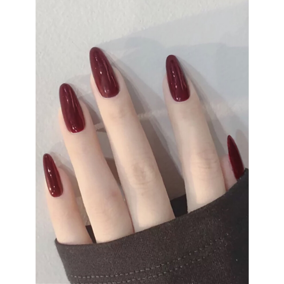 Penghui-Toys Shiny Charming Artificial Nails No Stimulation Press-On Artificial Nails For Finger Nail Diy At Home