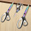3Pcs - Tailor Scissors,Stainless Blades Shears Rubber Soft Grip Handle, Multi-Purpose Fabric Scissors 2