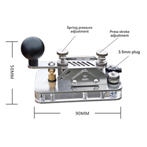 CW Morse Code Practice Key Manual Toggle  for CW Radio Station Shortwave Telegraph Transmissions 2