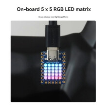 2 Placas de Desenvolvimento RP2350-Matrix  com Matriz de LED RGB 5x5 Integrada e Processador Dual-Core RP2040