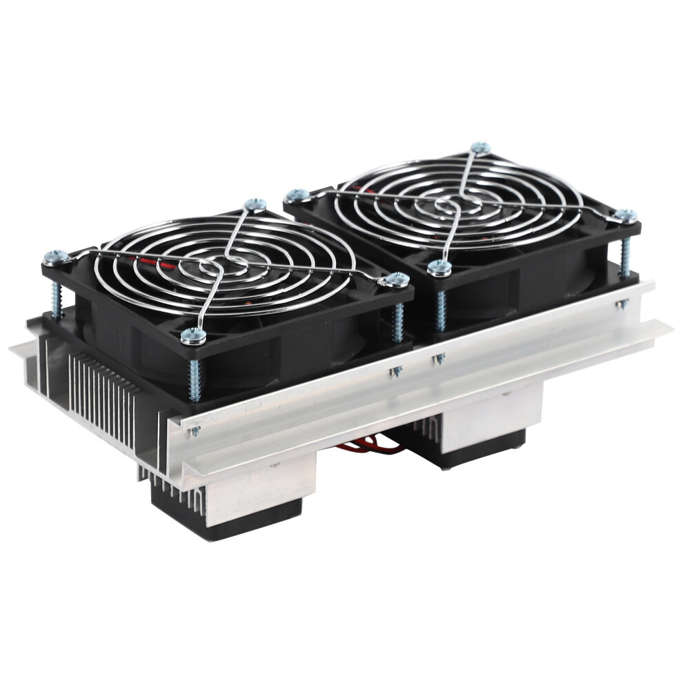 200 X 118 X 95Mm 120W Thermoelectric Peltier Refrigeration Semiconductor Cooling System Kit Double Fan 4713308835774