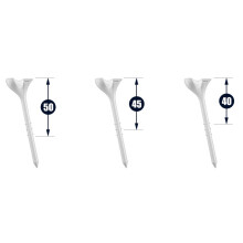 20 Pack 83mm Golf Tees for Accuracy & Distance