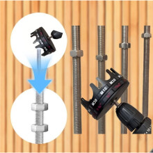 Suitable for Multi Size Nut Zipper Drill Attachment 3D Electric Drill Nut Drill Bit Socket Wrench Tool