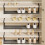 1 Pack Expandable Shoe Rack Under Cabinet Telescopic Shelf Adjustable Hanging Shoe Rack Organizer 4