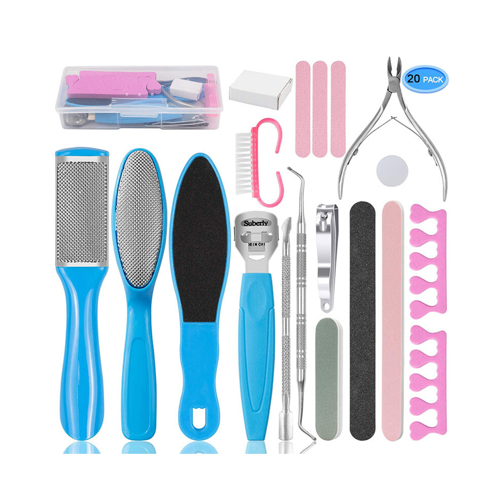 Creation-3C 20Pcs Pedicure Kit - Dead Skin Remover For Men & Women