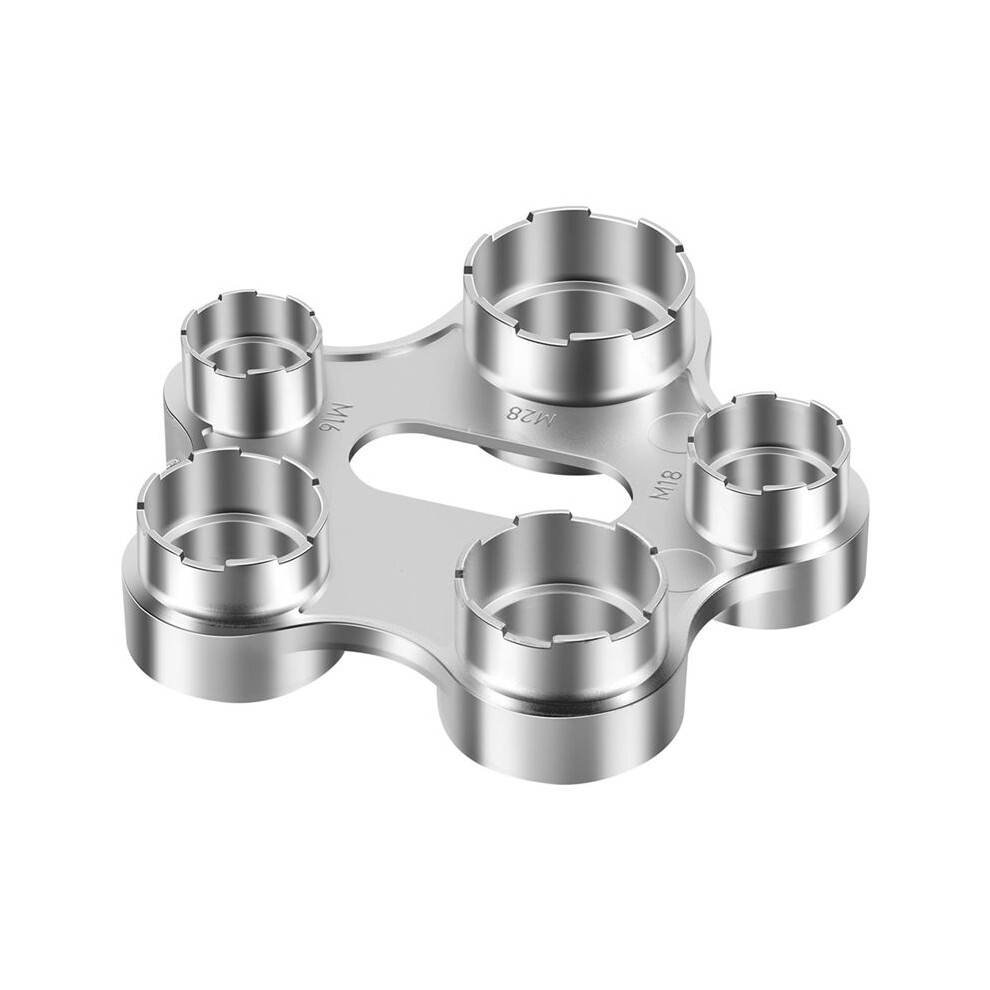 10 In 1 Faucet Aerator Removal Tool, Metal Aerator Key Wrench With Front Threads M28, M24, M22, M20/M18 Reverse Threads 6034120186416