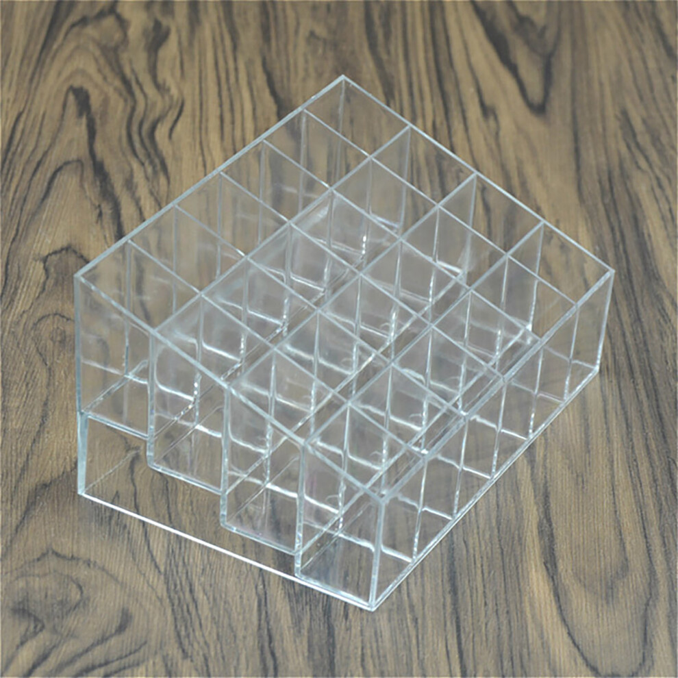 Reach-Tools 24-Grid Lipstick Organizer Clear Display Stand
