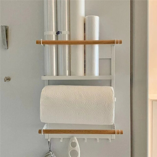 Magnetic Refrigerator Organizer: Expandable Kitchen Storage for Spices, Condiments, and Tools 2