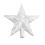 Christmas Tree Topper Star, Small Gold Red Sequins Design, Five-Pointed Tree Top Accessory Decor 2