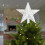 Christmas Tree Topper Star, Small Gold Red Sequins Design, Five-Pointed Tree Top Accessory Decor 5