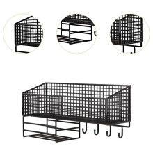 Office Storage Basket Bathroom Shelf Rustproof Multipurpose Toiletries Organiser Tabletop Sundries Holder for Household