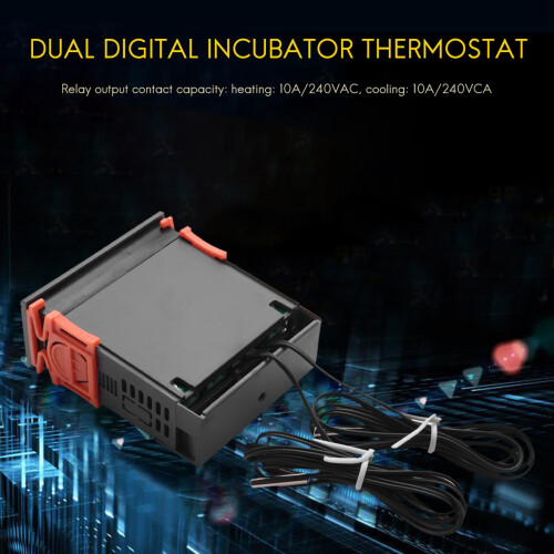 STC-3008 Dual Digital Incubator Thermostat Display Temperature Controller 12V 2