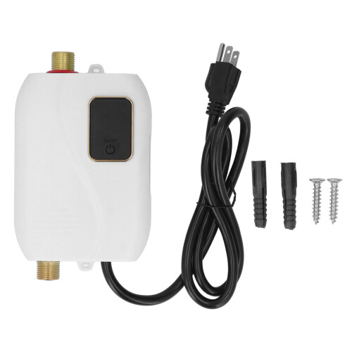 Scaldabagno istantaneo mini da 3000 W, 110 V, per doccia e cucina.