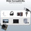 USB Audio Interface for Computer, USB to 3.5mm Audio Adapter, External Sound Card with Headphone 6