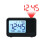 180 Rotating Projection LCD Alarm Clock Black and White Options Versatile Projection Features Alarm Settings Black 2