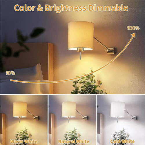 2pcs Rechargeable Emergency Light Bulbs with Remote,3 Colors, Dimmable, Timer, E26 Base 2