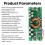 1200W Synchronous Rectification Buck Module DC15V-90V to DC2.5V-72V Constant Voltage Adjustable Power Supply Module 5
