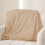 Fleece Throw Blanket Khaki 28x40 inch 7