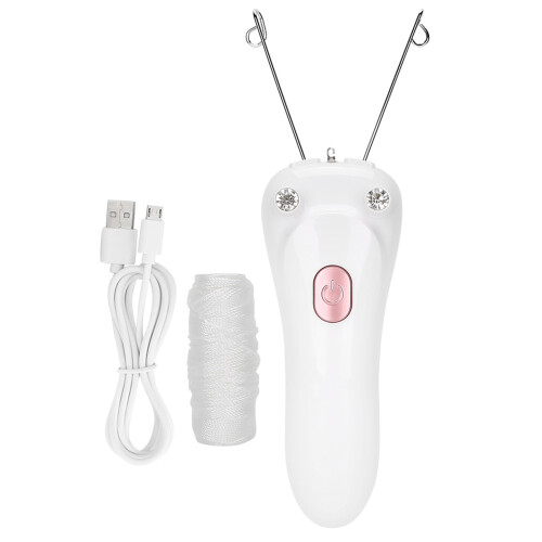 Electric Threading Epilator, Safe Threading Epilator, For Woman Face Pink 2