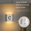 Motion Sensor Light LED Type C Rechargeable Wireless Night Light for Bedroom Staircase Hallway Indoor Lighting 6