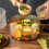 Glass Ice Fruit Bucket Handheld Fruit Circular Ice Bucket Fruit Basin, Tea Bucket Container 3