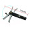 Double- Slide Hammer Puller Anti-Slip High Efficiency Bearing Inner Puller Adjustable Wear-Resistant 6