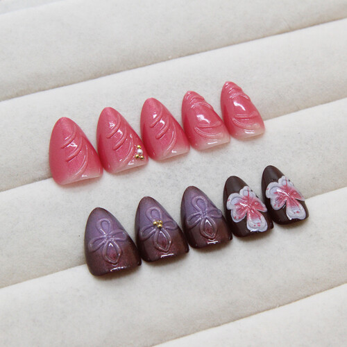 Gradient Resin Nail Extensions - Chip & Smudge Proof