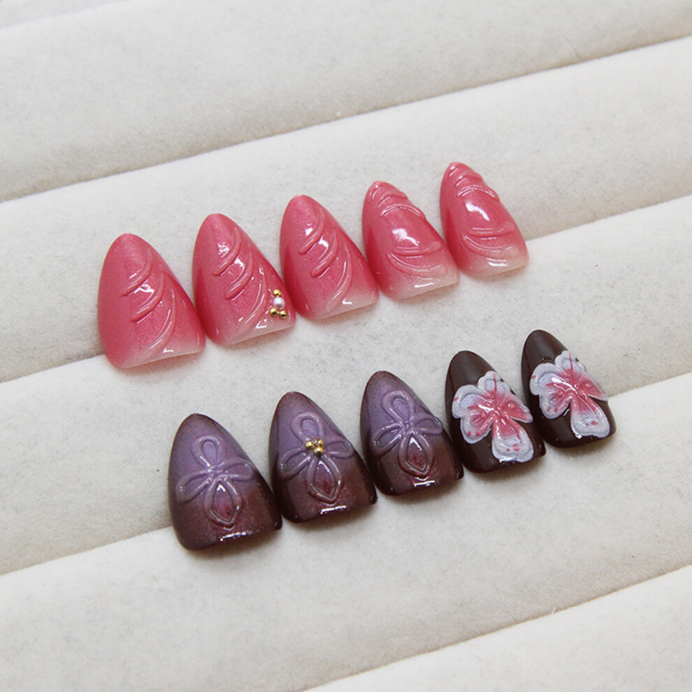 Dachuang Beauty Gradient Resin Nail Extensions - Chip & Smudge Proof